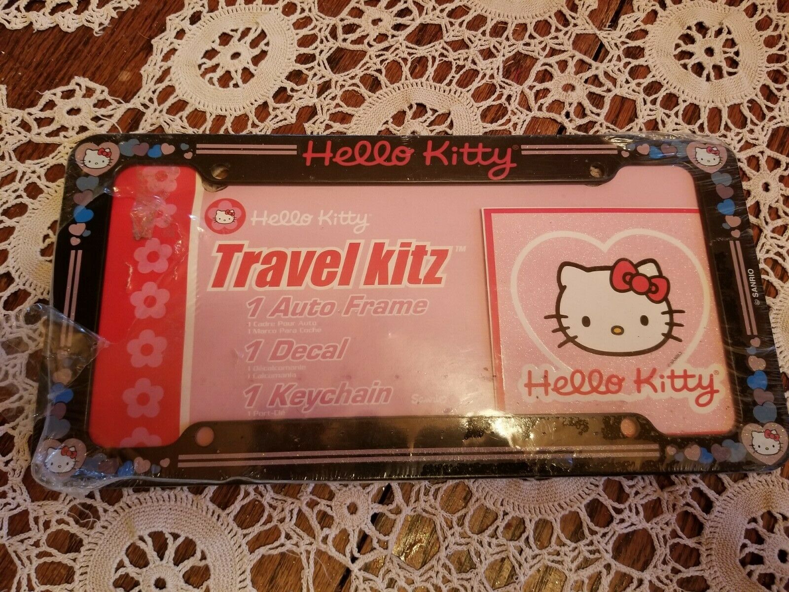 Free Printable License Plate Template Hello Kitty